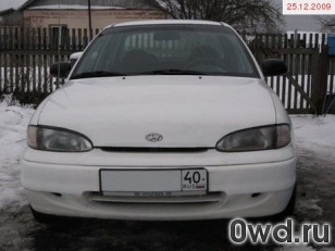 Битый автомобиль Hyundai Accent